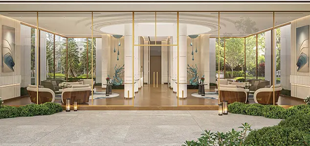 CRC Maesta premium arrival lobby