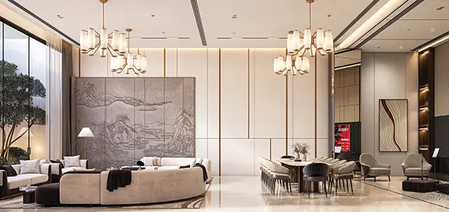 CRC Maesta luxury clubhouse interior